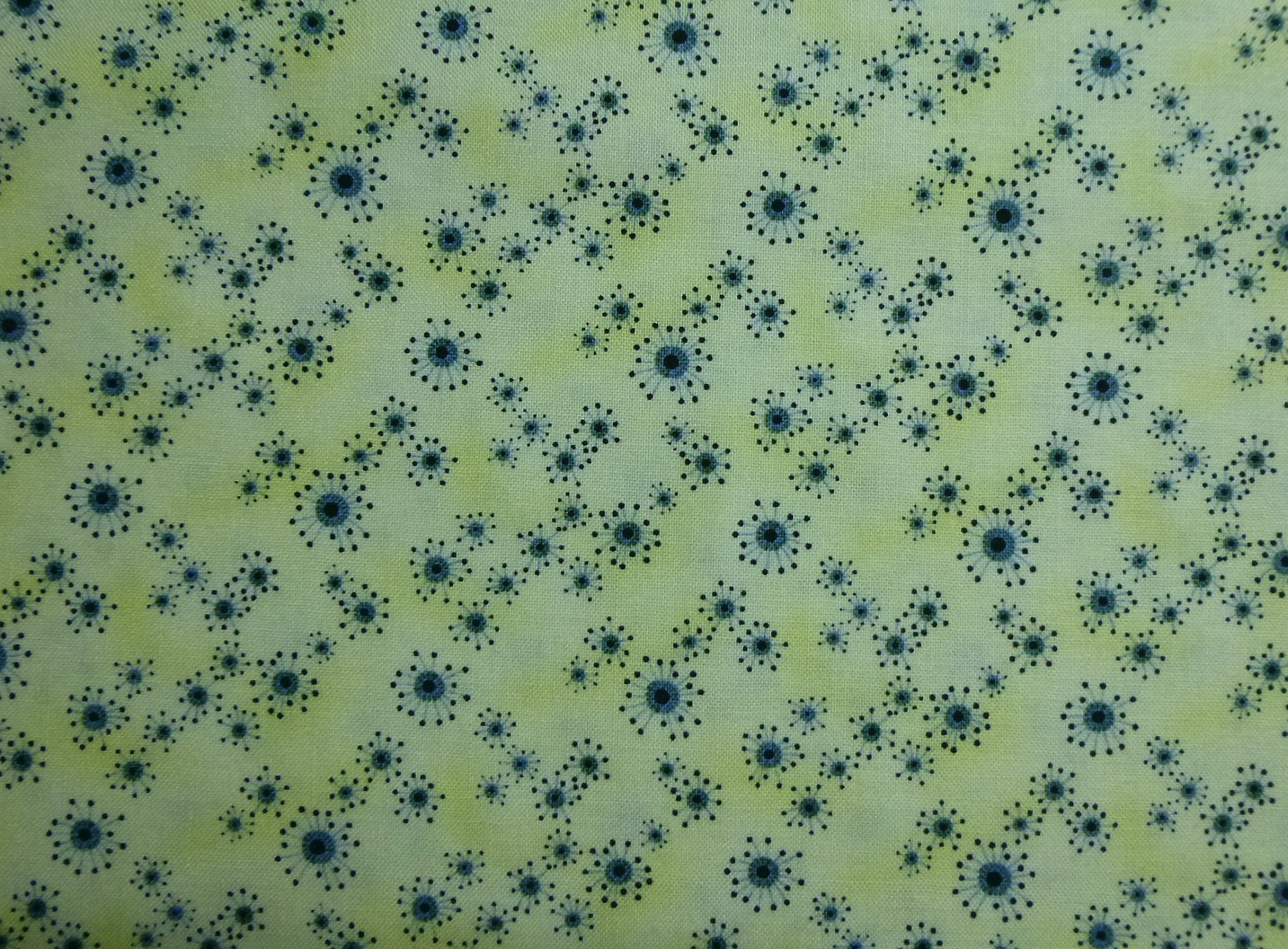 Stoff Andromeda Streublumen auf gelb – Bild 2