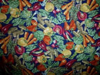 Stoff English Country Garden mit Gemüse