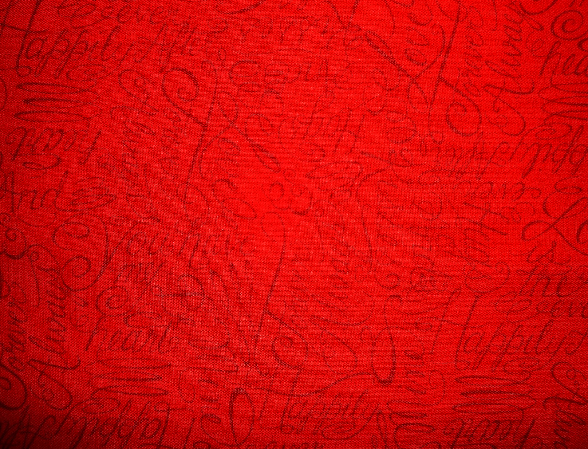 Stoff rot mit Schrift englisch – Bild 3