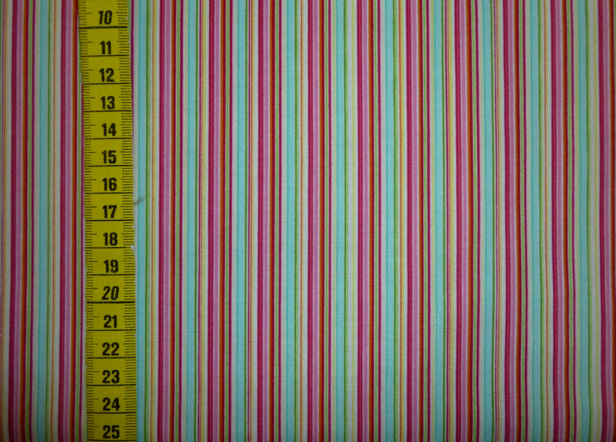 Stoff mit Streifen rosa-türkis Timeless Treasures – Bild 4