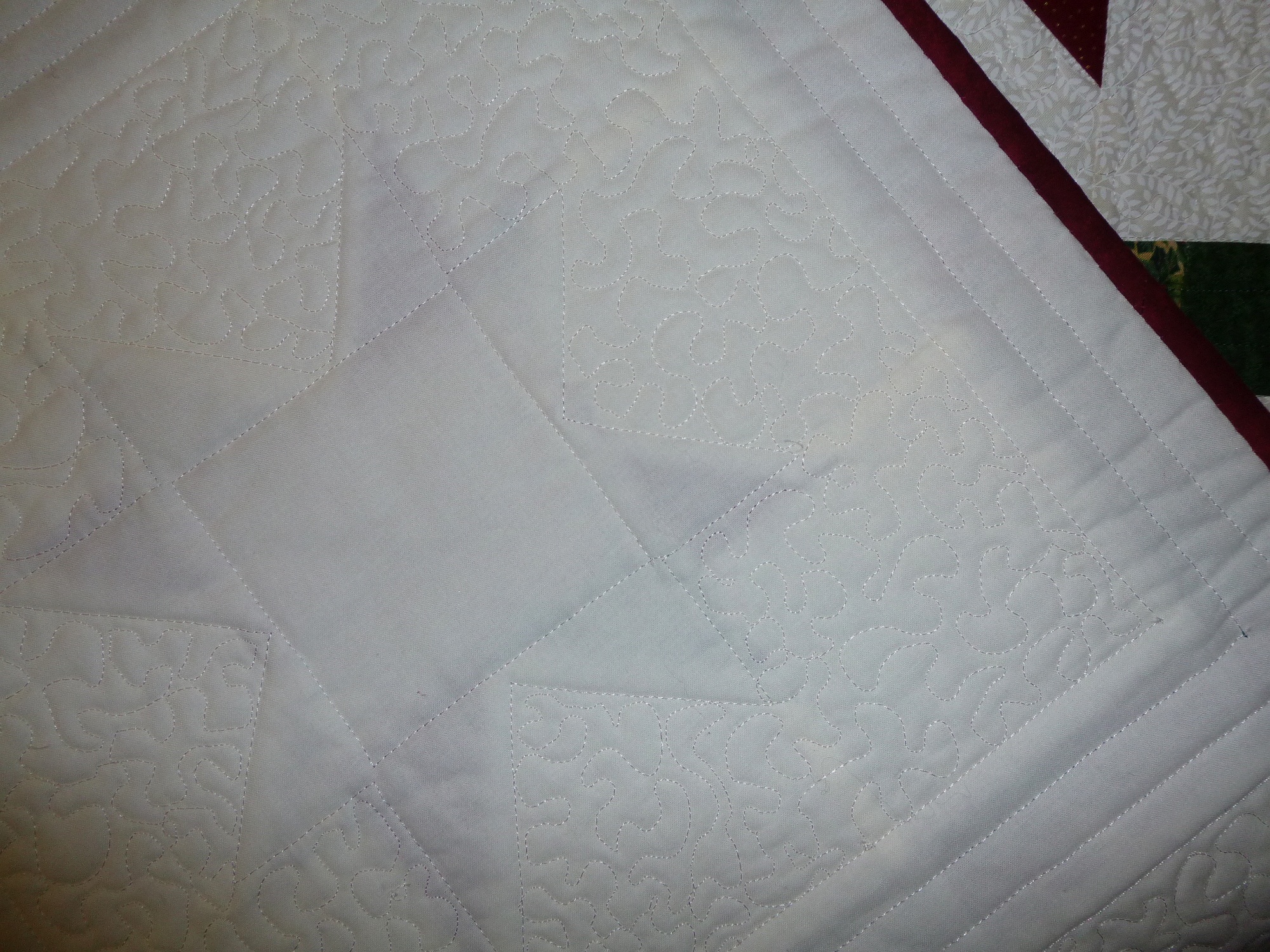 Tischläufer "Sterne" rot-grün-natur – Bild 4