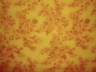 Stoff mit Blüten ocker