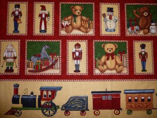 Stoffpanel Holiday Home Weihnachtsmotive vintage
