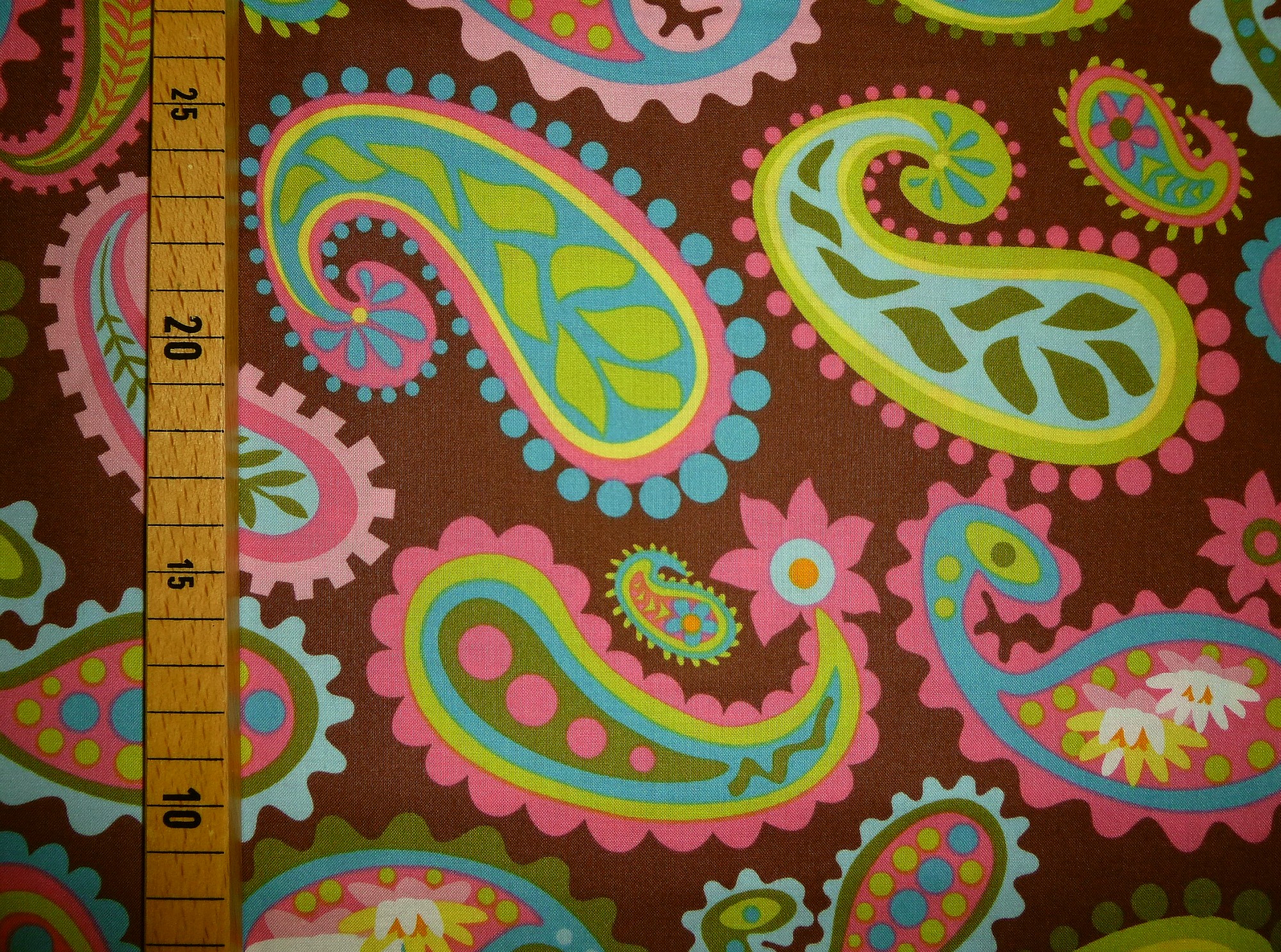 Stoff Lily Pond von ITB Vintage-Paisley braun – Bild 5