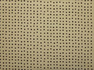 Stoff Happy Punkte in schwarz und anthrazit auf weiß