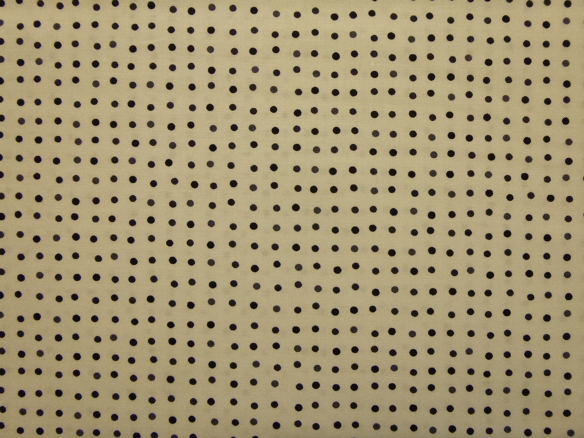 Stoff Happy Punkte in schwarz und anthrazit auf weiß