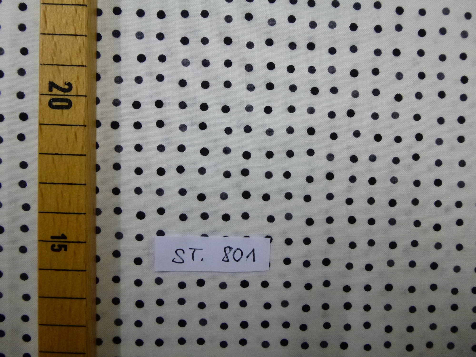 Stoff Happy Punkte in schwarz und anthrazit auf weiß – Bild 4