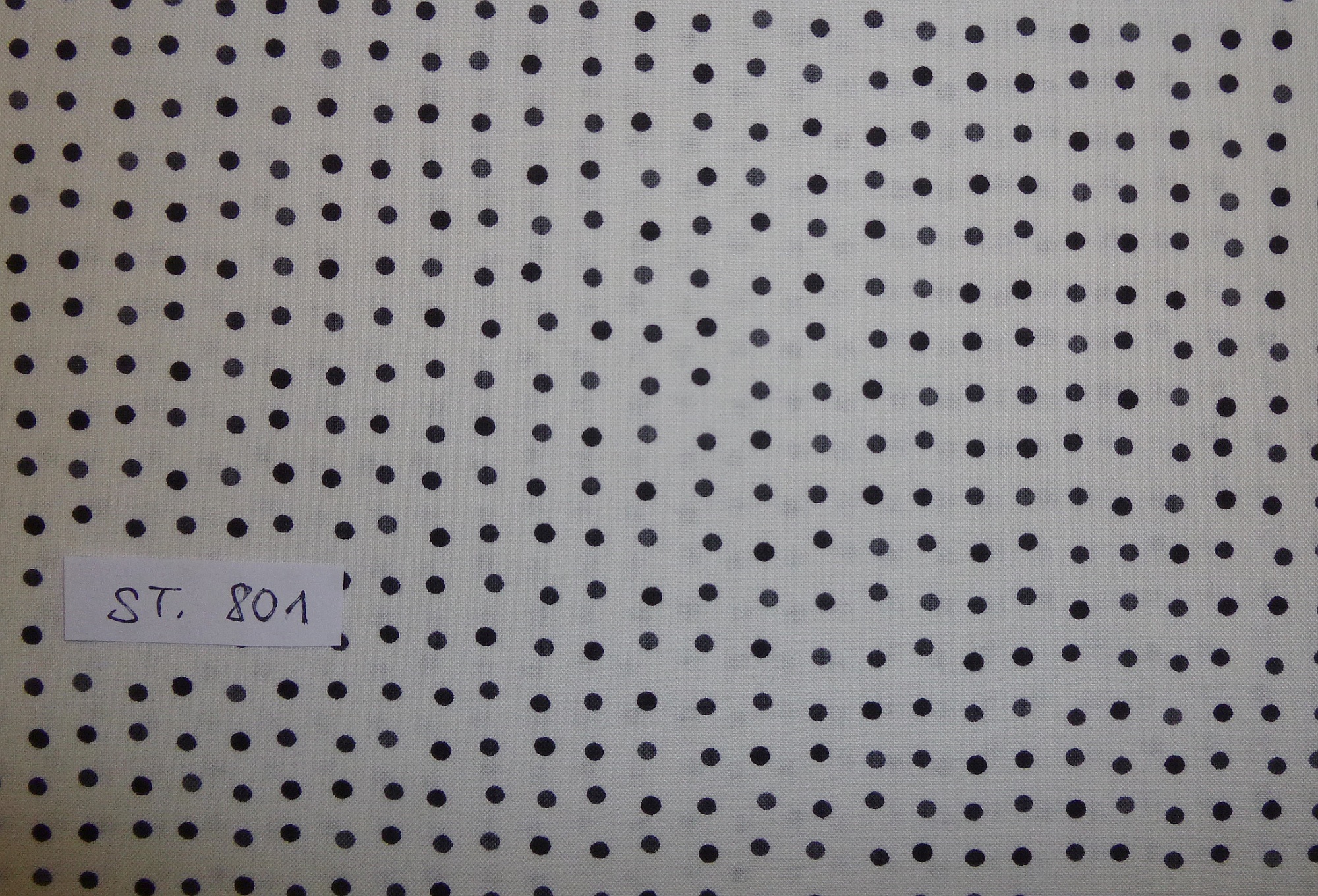 Stoff Happy Punkte in schwarz und anthrazit auf weiß – Bild 5