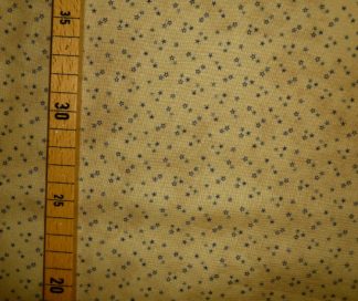 Stoff "Snowman Gatherings" natur Sterne blau