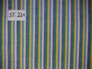 Westfalenstoff Streifen blau-grün-gelb-natur