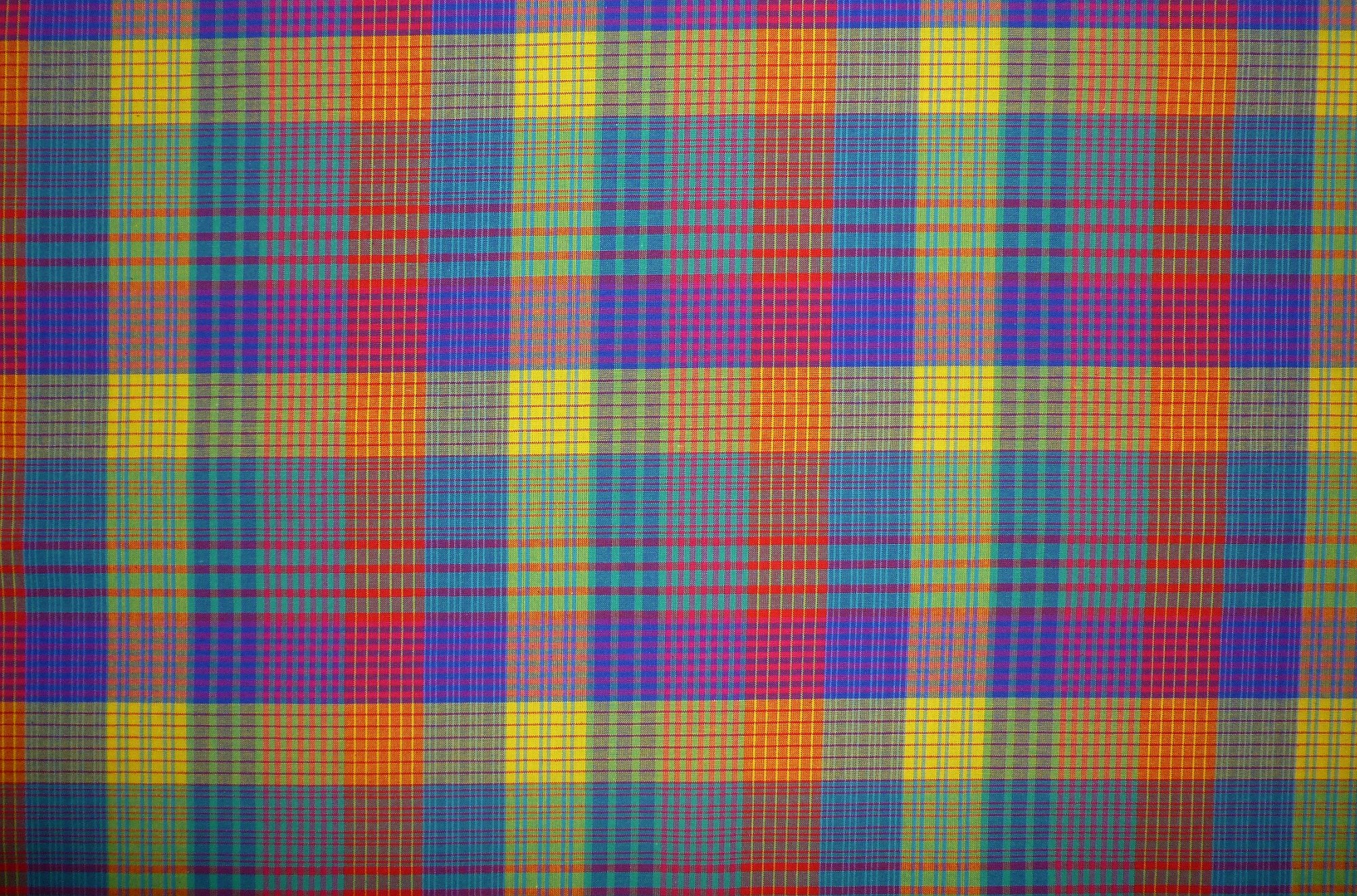 Westfalenstoff Streifenkaro2 rot-blau-gelb-grün – Bild 6