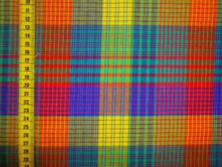 Westfalenstoff Streifenkaro2 rot-blau-gelb-grün