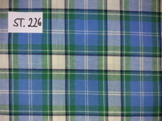 Westfalenstoff Karo blau-grün-natur