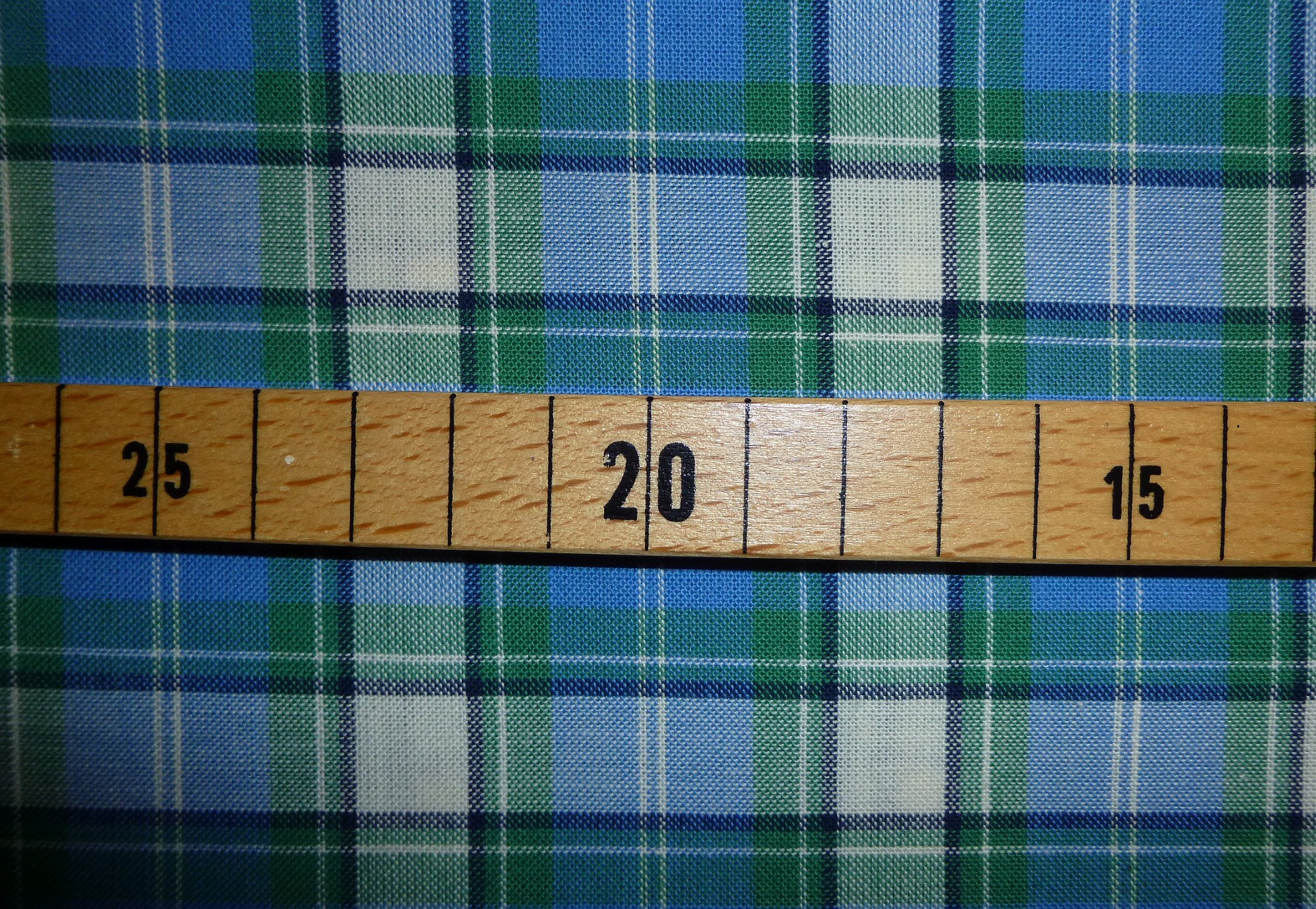 Westfalenstoff Karo blau-grün-natur – Bild 3