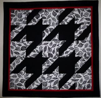 Kissenhülle "Hahnentritt"