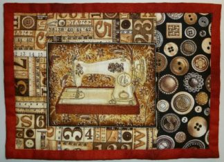 MugRug mit Nähmaschine