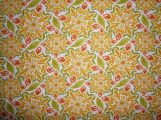 Stoff "Central Park" von Moda Ornamente gelb-grün