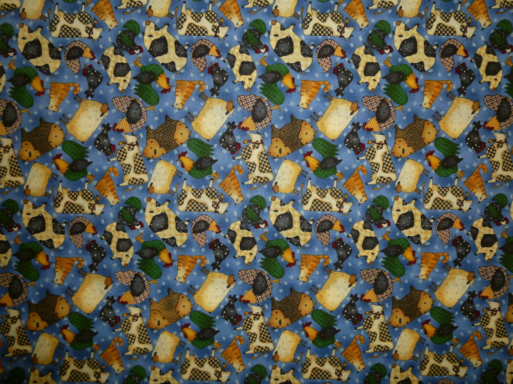 Stoff Bauernhoftiere von Debbie Mumm – Bild 2