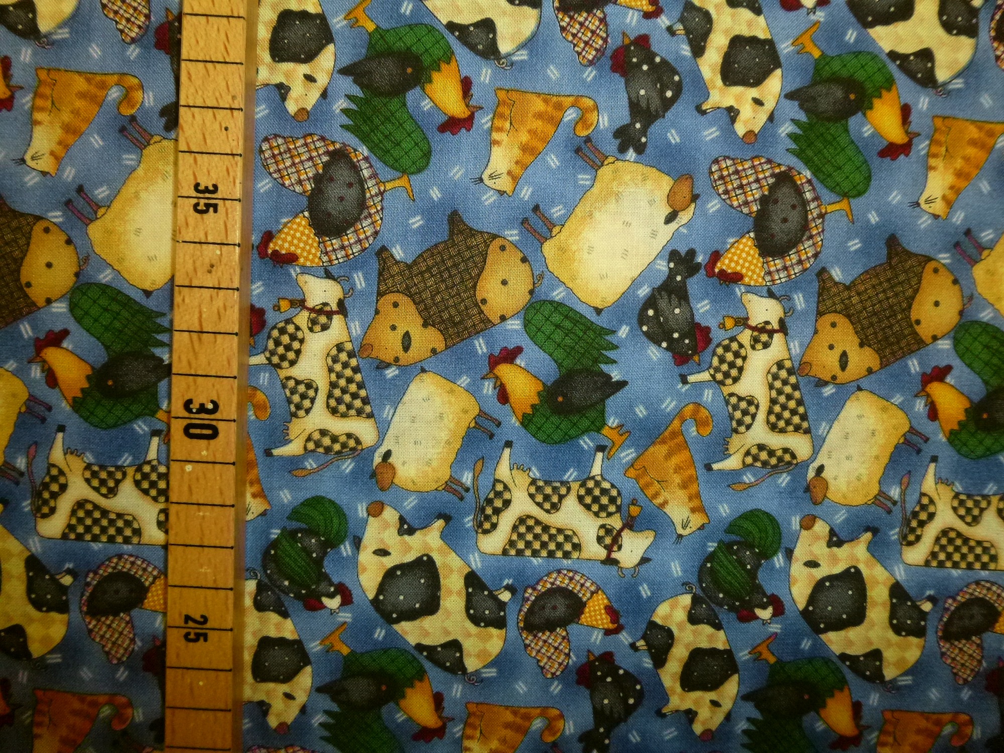 Stoff Bauernhoftiere von Debbie Mumm – Bild 5