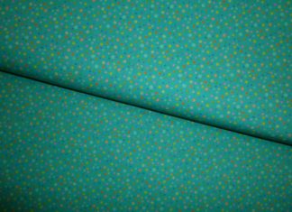 Stoff Punkte pastell auf türkis von Moda