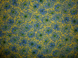 Stoff Summer Breeze kleine blaue Blüten auf gelb von Moda