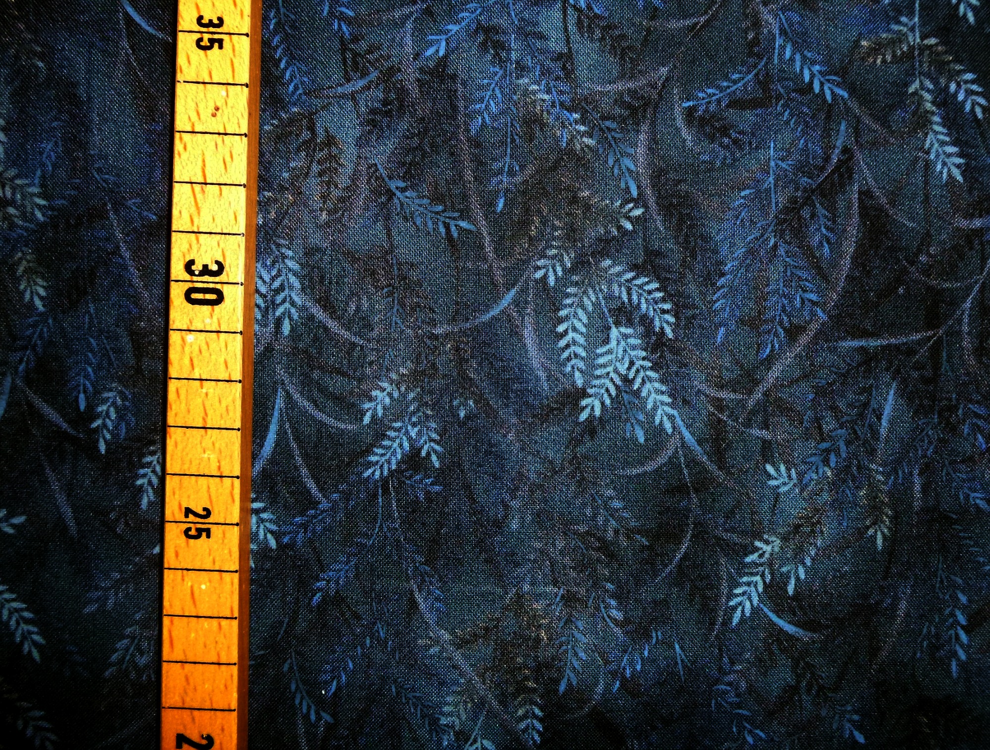 Stoff "Winter Greens" blau von Kaufman – Bild 4