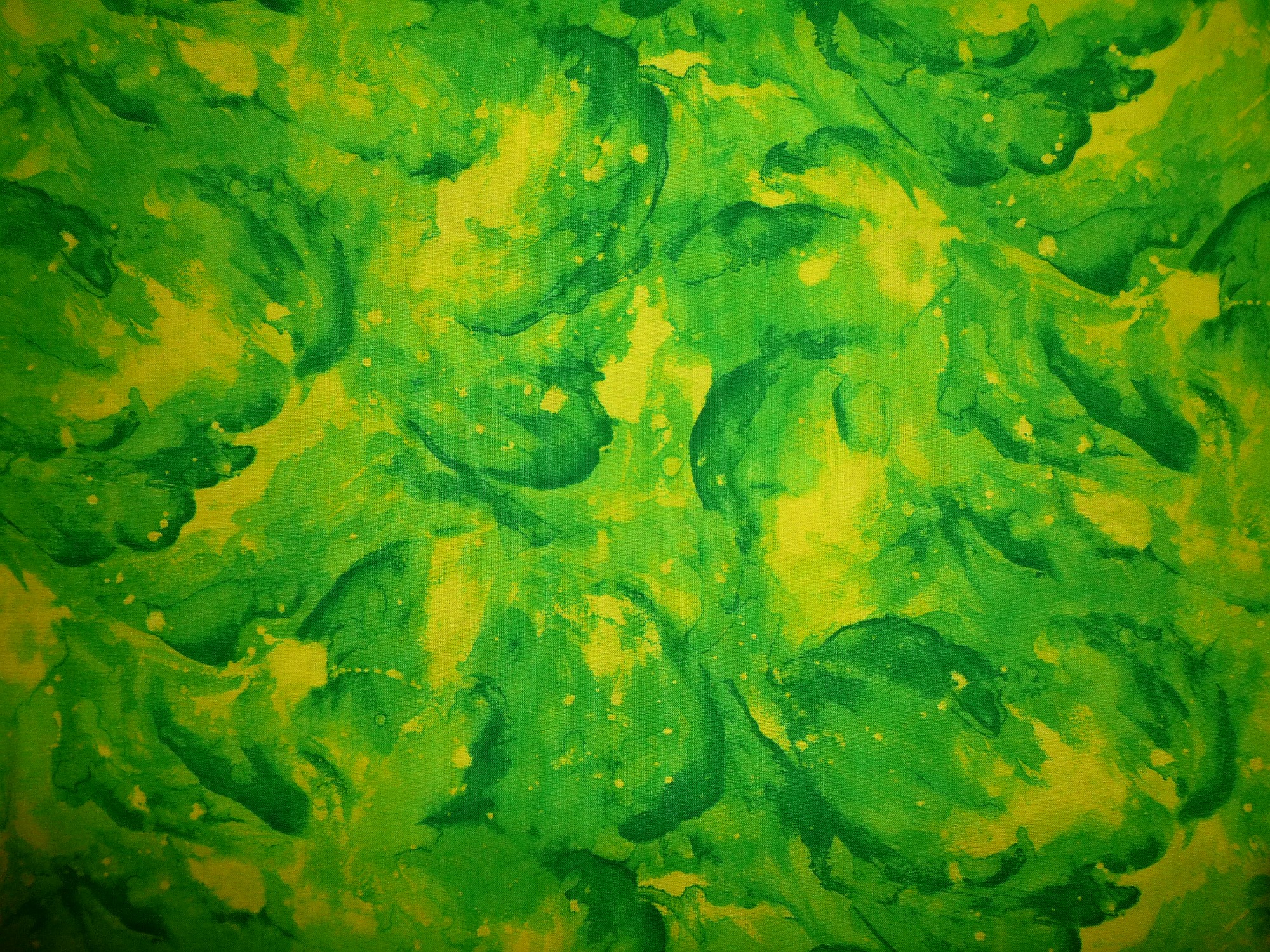 Stoff gelbgrün-marble von Timeless Treasures