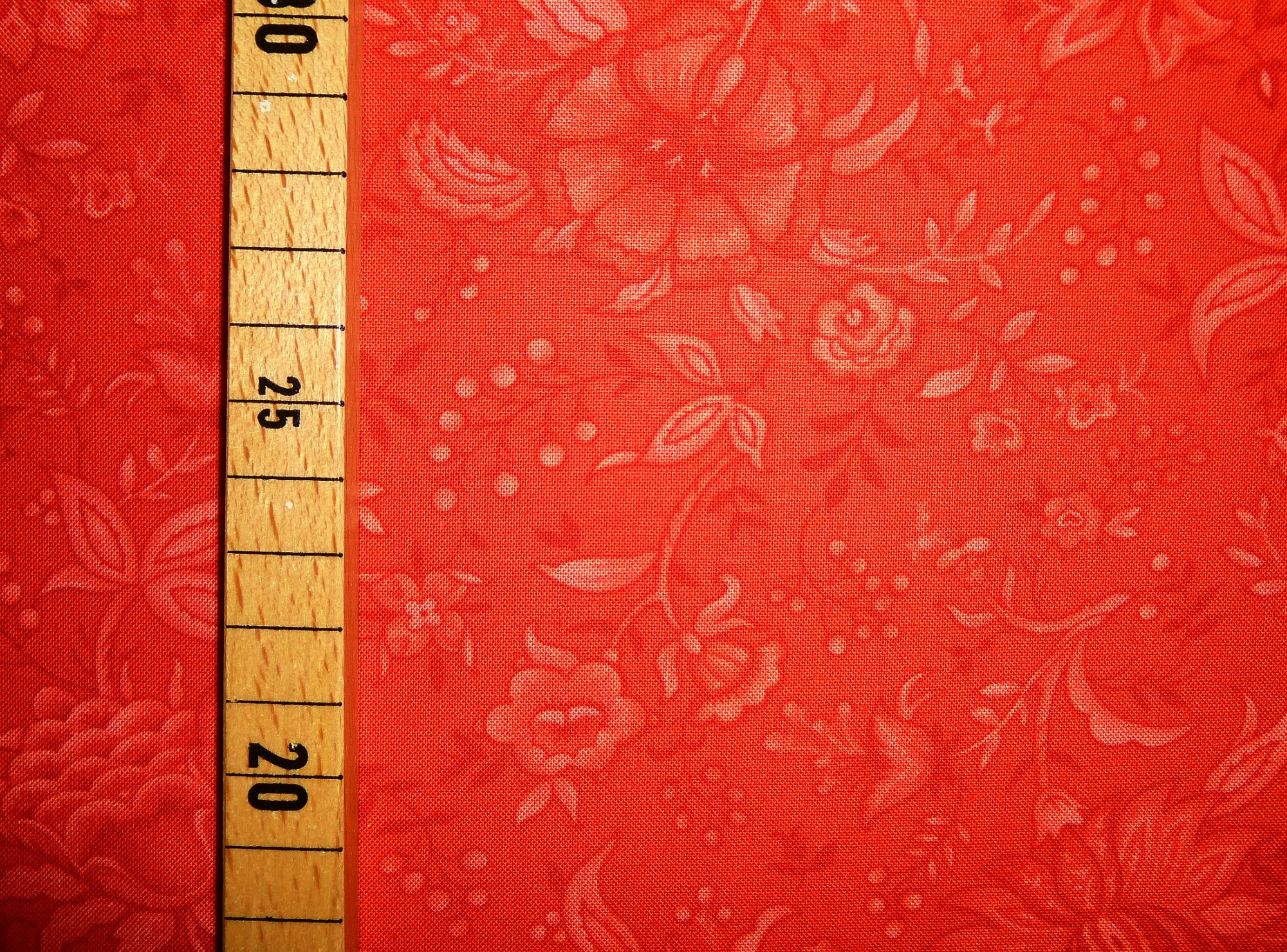 Stoff "Bliss" Paisley rot von Moda – Bild 5