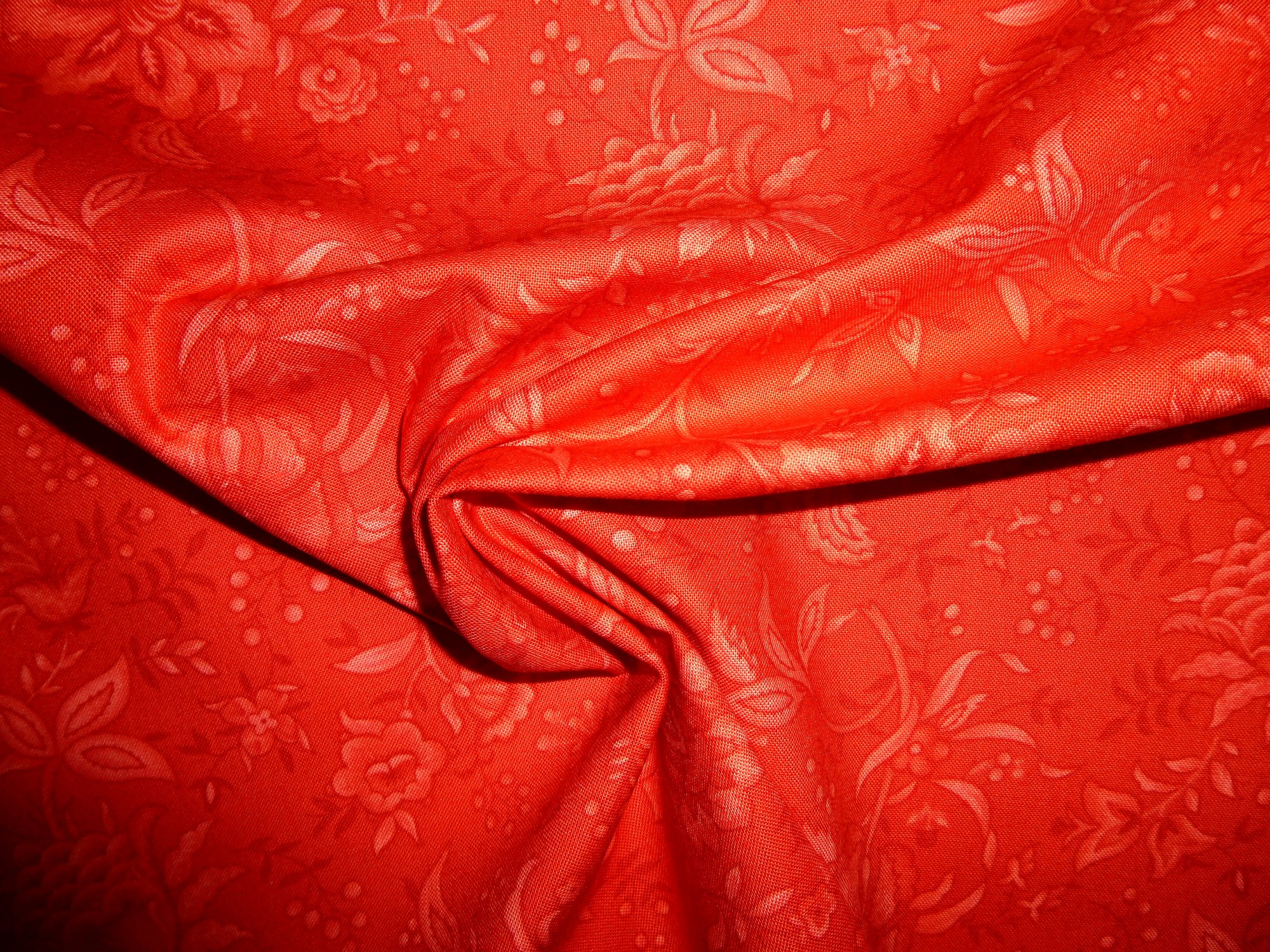 Stoff "Bliss" Paisley rot von Moda – Bild 4