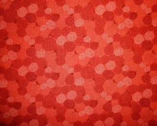 Stoff Chantilly Punktekreise rot