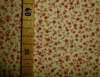 Stoff Rosen mini auf beige