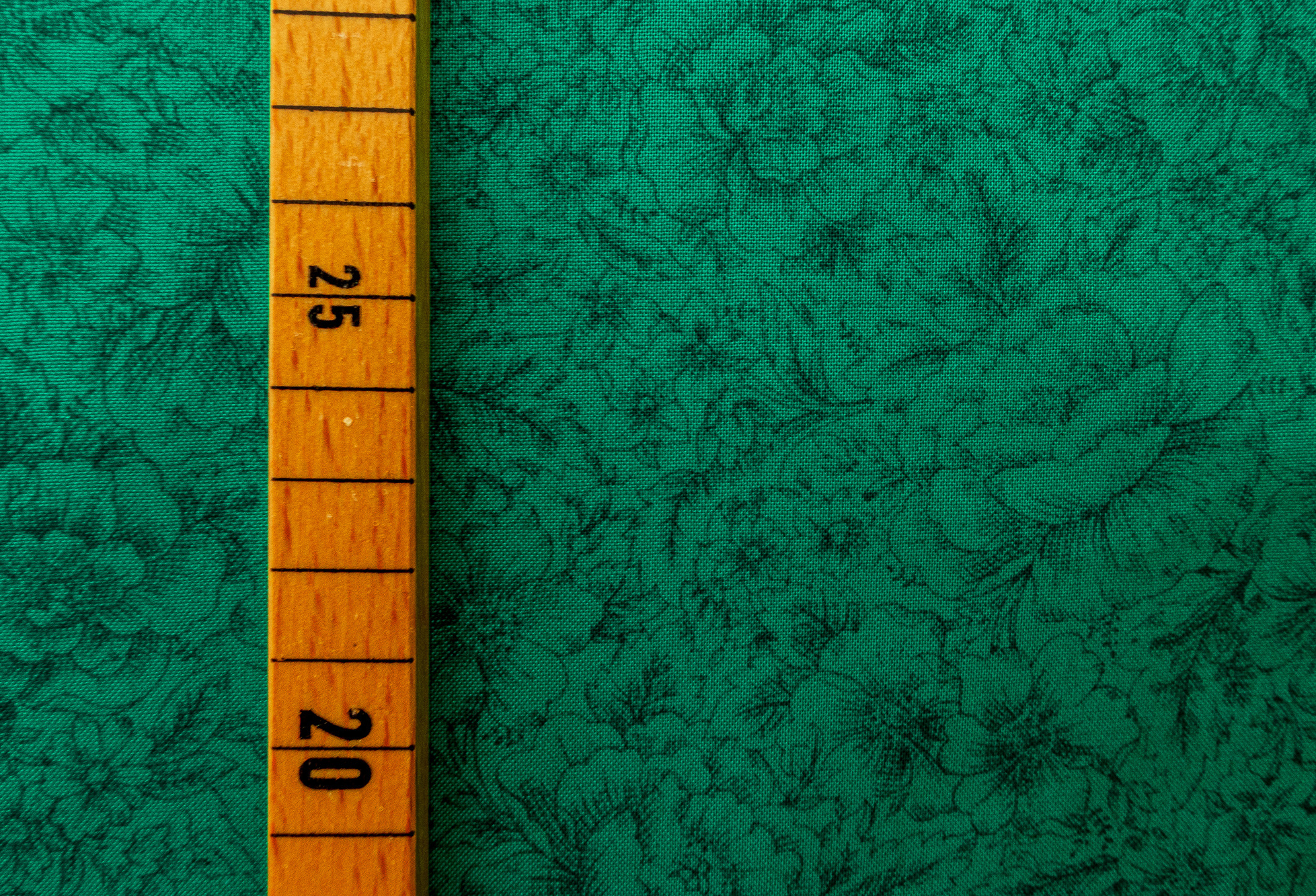 Stoff "Etchings" Blumen smaragdgrün – Bild 7