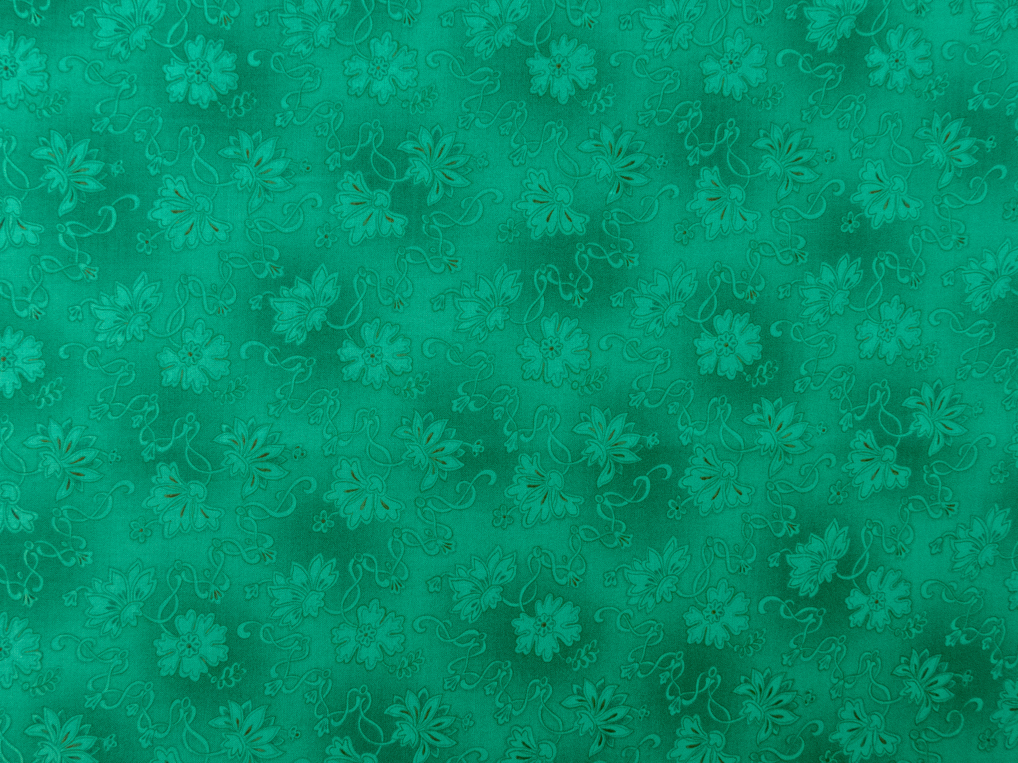 Stoff "Forever Spring" Blumenreigen mintgrün
