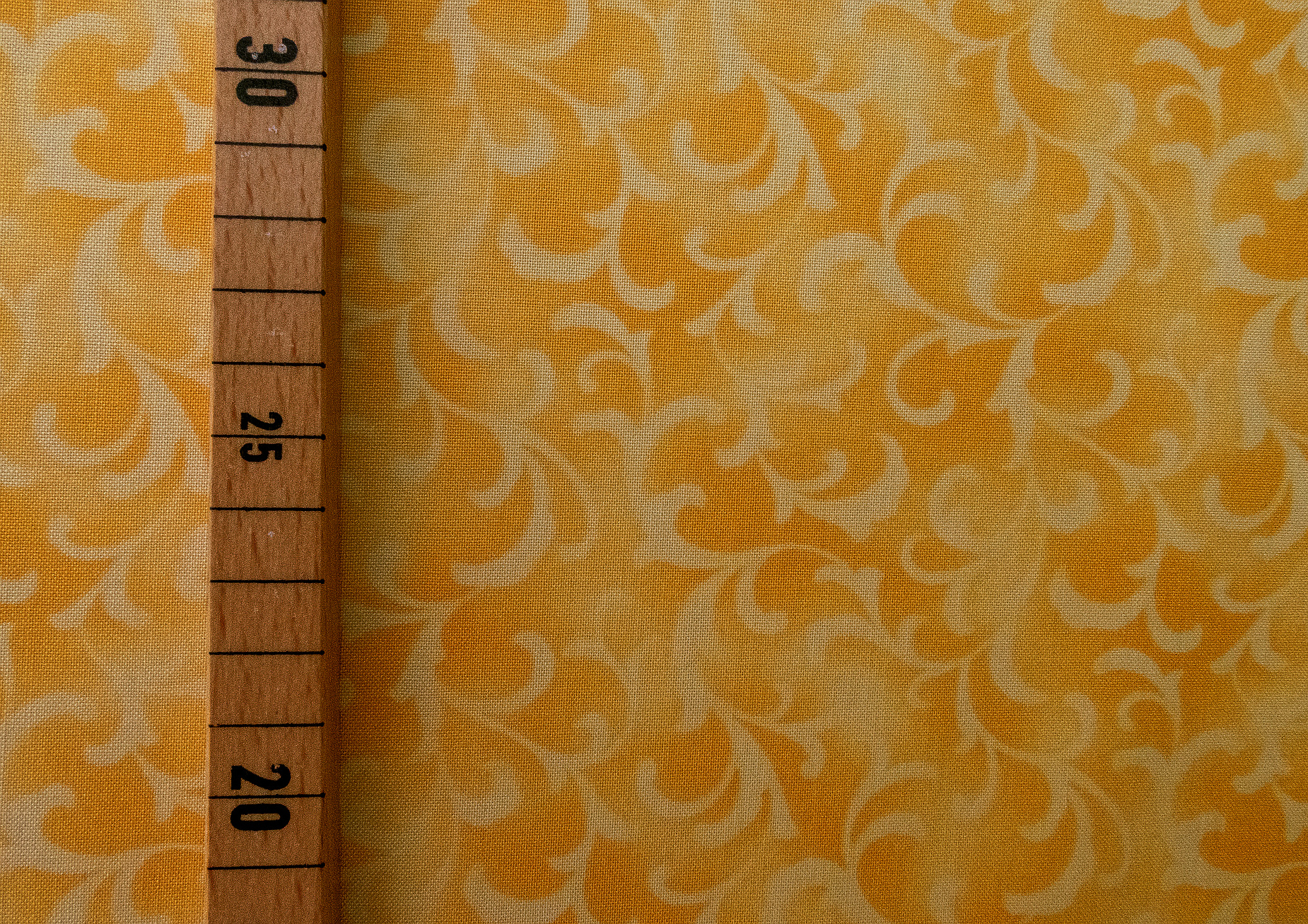 Stoff Coquette hellgelb Ranken – Bild 5