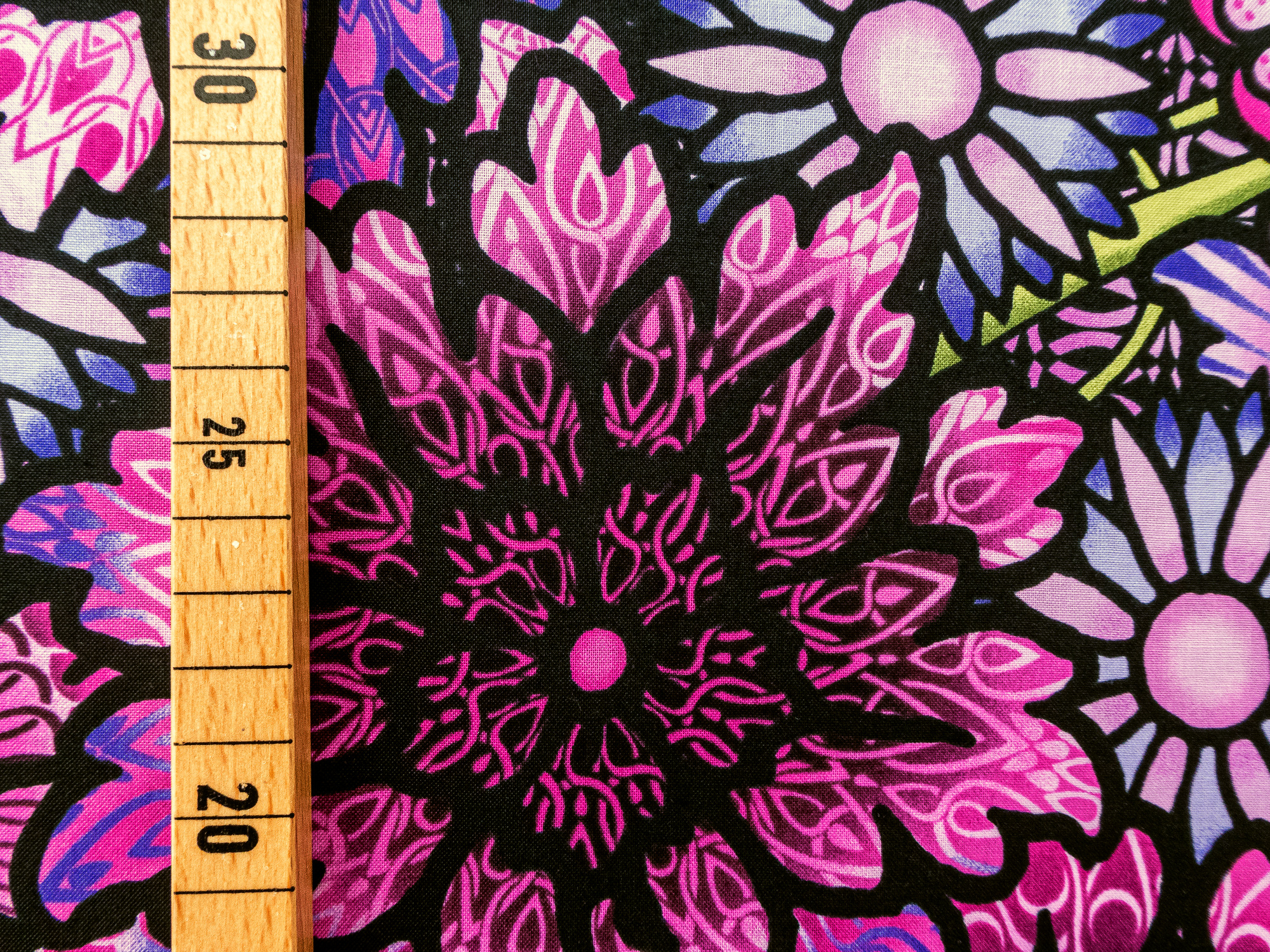 Stoff "Paradise" von ITB Blumen grafisch lila – Bild 6